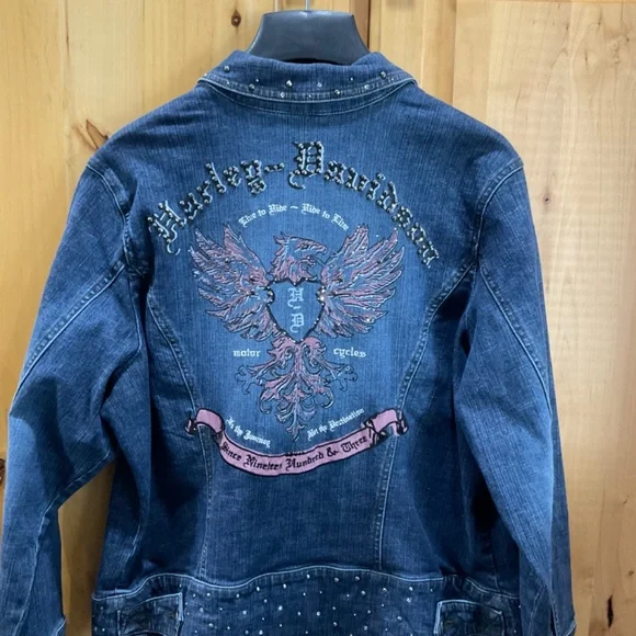Harley Davidson Denim Jacket - Picture 3 of 5